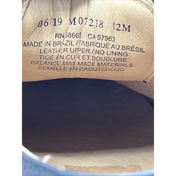 Wallin & Bros Cap Toe Black Leather Lace Up Dress Shoes Size 12M Made in Brazil - Picture 8 of 12